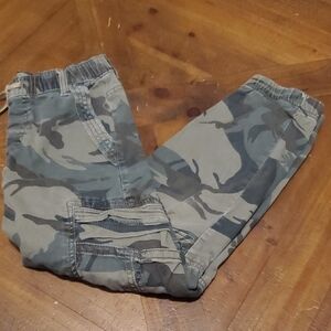 Wrangler Kids' Green Camouflage Cargo Pants